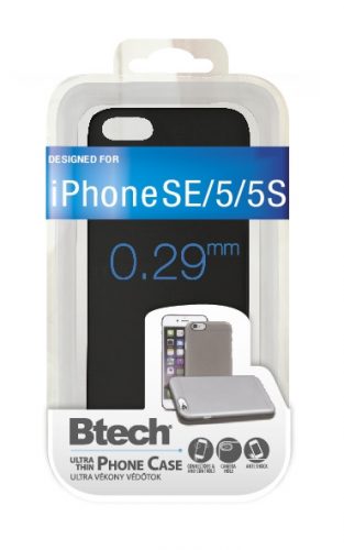 Btech BTECH ULTRA VÉKONY TOK iPHONE 5, 5S FEKETE