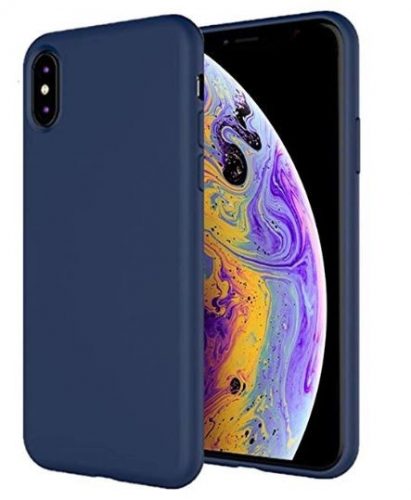 BTECH SZILIKON TOK  IPhone  XS SÖTÉTKÉK