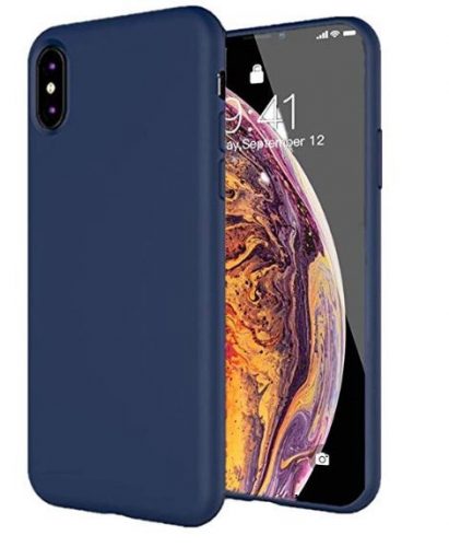 BTECH SZILIKON TOK  IPhone  XS MAX SÖTÉTKÉK