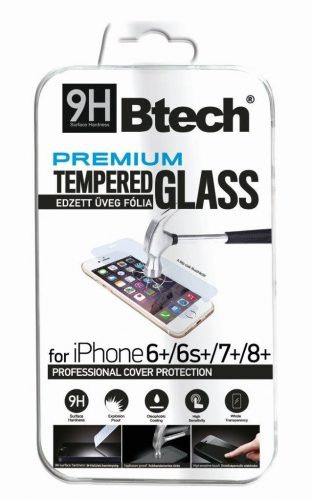 Btech Üvegfólia iPhone 6/6S/7/8 PLUS kijelzővédő fólia