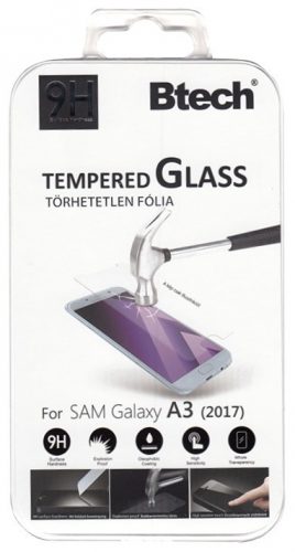 Btech Üvegfólia Samsung Galaxy A3 (2017) kijelzővédő fólia