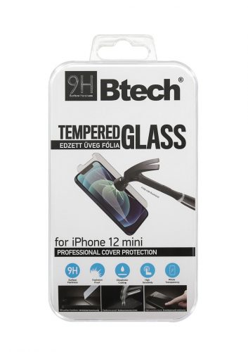 Btech iPhone 12 mini flat glass üvegfólia